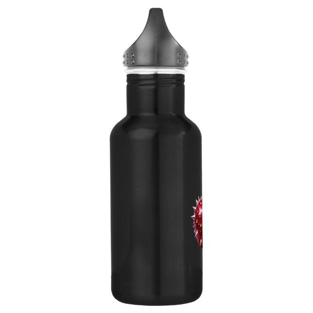 Kirschrot-Stil Edelstahlflasche (Links)