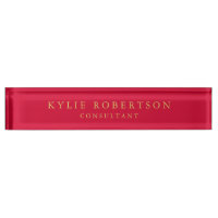 Kirschrot und Gold Farben Professionell Trendige E