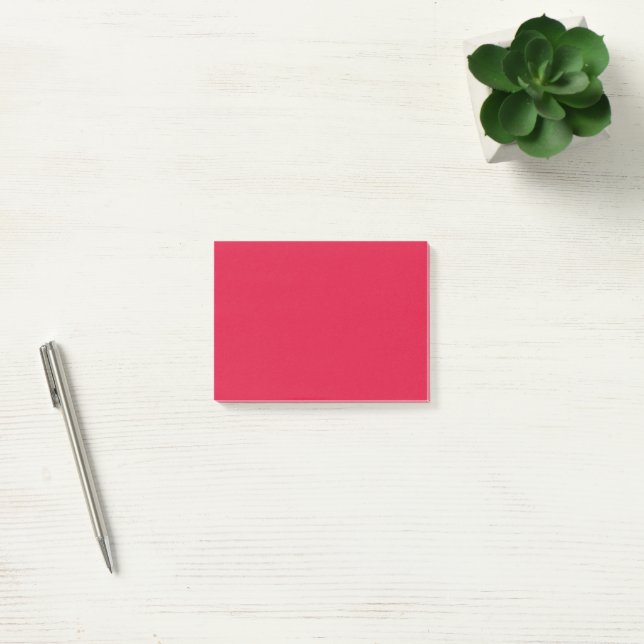 Kirschrote Post-it-Notizen – Anpassbar Post-it Klebezettel (Büro)
