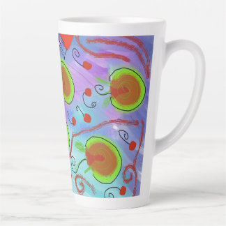 Kirschsaft-Trinkbecher Latte Milchtasse