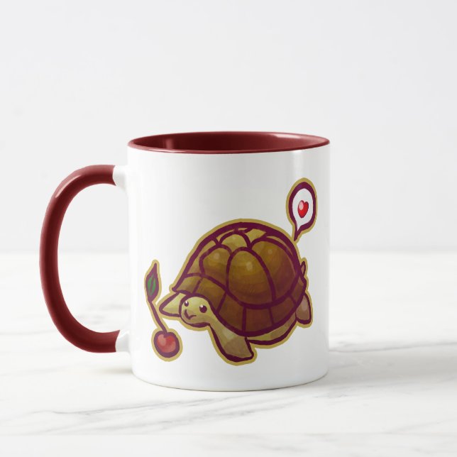 Kirschschildkröte Tasse (Links)
