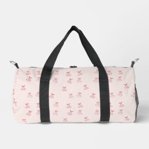 Kirschumriss Minimalismus Duffle Bag