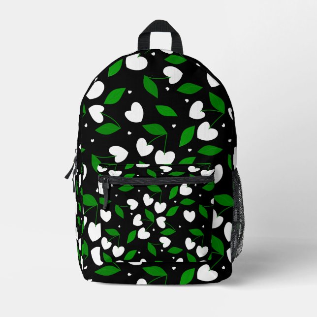 Kirschvalentiner Bedruckter Rucksack (Vorderseite)