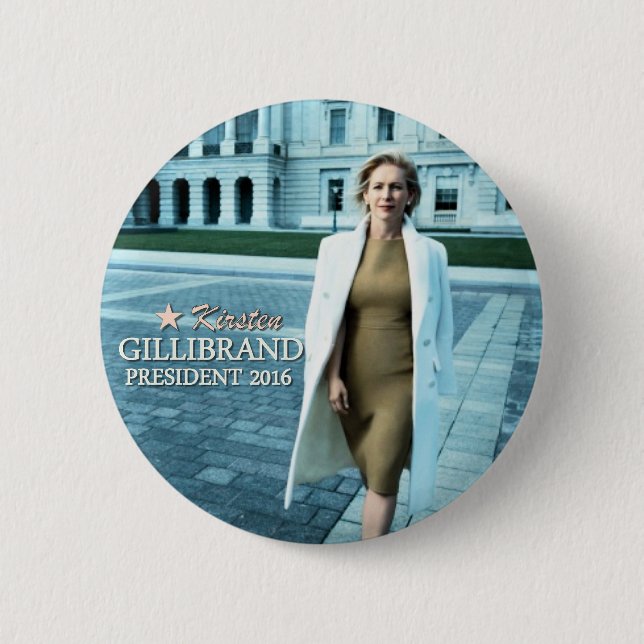 Kirsten Gillibrand für Präsidenten 2016 Button (Vorderseite)