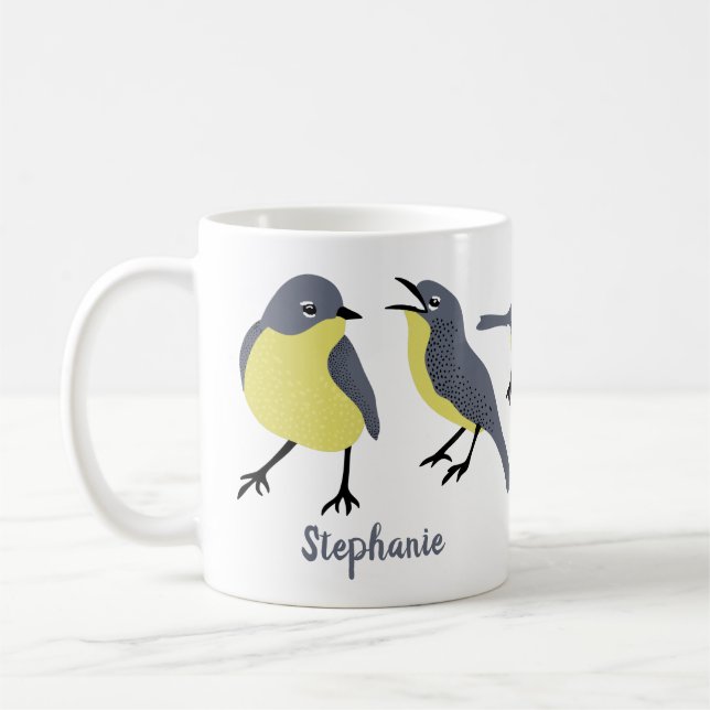 Kirtlands Warblers Bird Liebhaber Personalisiert Kaffeetasse (Links)