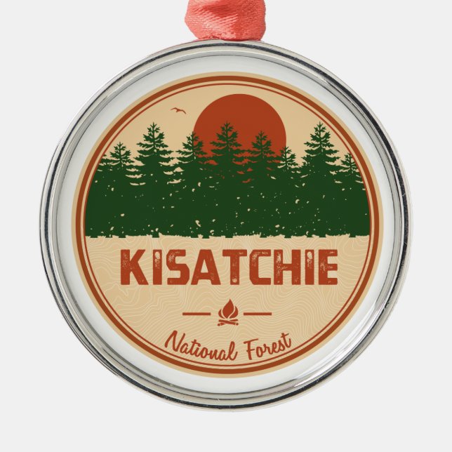 Kisatchie National Forest Ornament Aus Metall (Vorne)