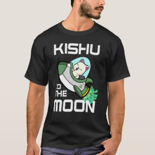 Kishu zum Mondkrypto Kishu Inu-Münze T-Shirt
