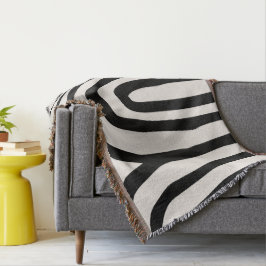 Kismet Black and White Decke