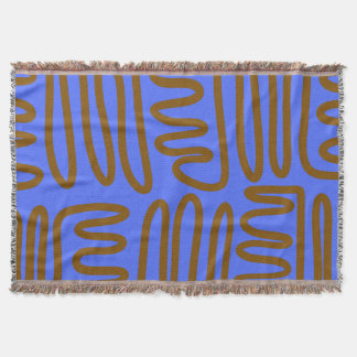 Kismet Brown Wave Decke