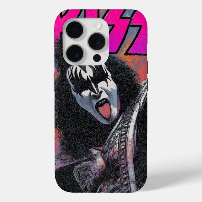 KISS 1970s Heavy Metal Band Case-Mate iPhone Hülle (Rückseite)