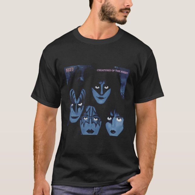 Kiss 1982 Kreaturen der Nacht T-Shirt (Vorderseite)