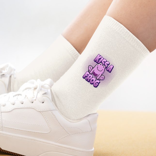 Kiss A Pink Frosch Socken (Von Creator hochgeladen)