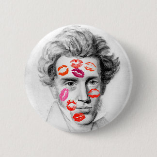 "KISS-BEDECKTER KIERKEGAARD" BUTTON