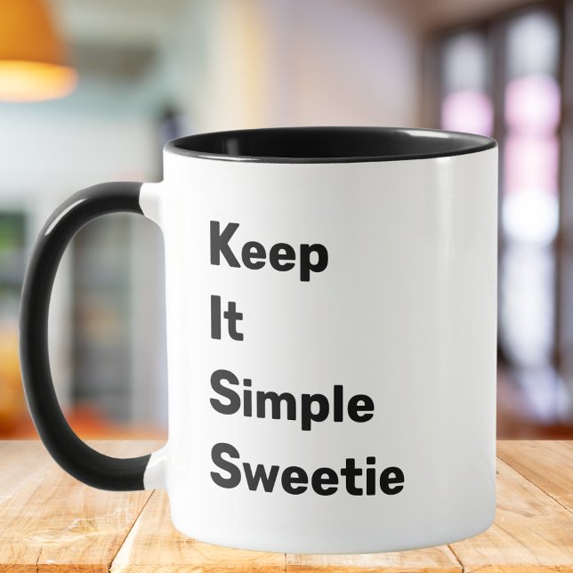 KISS: Behalt es einfach Süßes, Funny Coworker Zita Tasse (Von Creator hochgeladen)