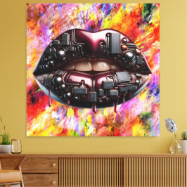Kiss Board Canvas Print Picture Version 2 Leinwanddruck