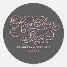 Kiss Cheer Toss Wedding Petals Packing