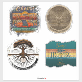 Kiss Cut Hungry Hollow Stickers (4) Aufkleber