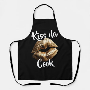 Kiss da Cook Gold Lips Schürze