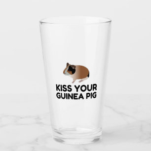 Kiss Dein Guinea Funny Glas