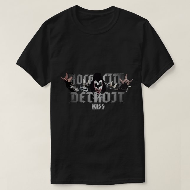 KISS Detroit Rock City Legendary Rock Band The Dem T-Shirt (Design vorne)