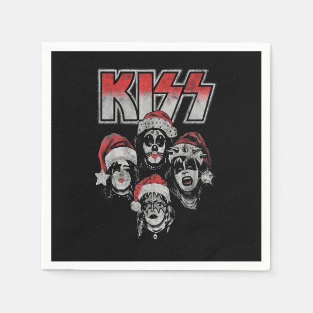 KISS - Detroit Rock Santa Serviette (Vorderseite)