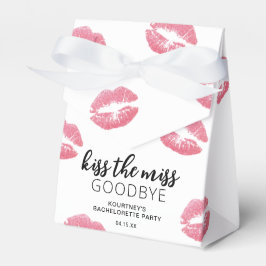 Kiss die Miss Goodbye Junggeselinnen-Abschied Geschenkschachtel