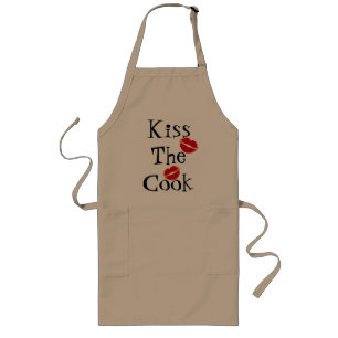 Kiss die Schürze des Kochs