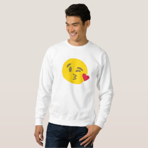 Kiss-Emoji Herren Sweatshirt