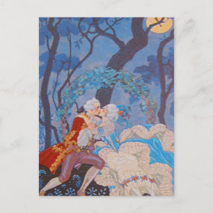 Kiss Fahion Plate Queen Marie Antoinette ~Postcard Postkarte