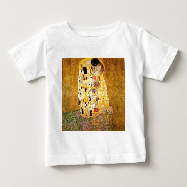 Kiss Gustav Klimt Baby T-shirt (Vorderseite)