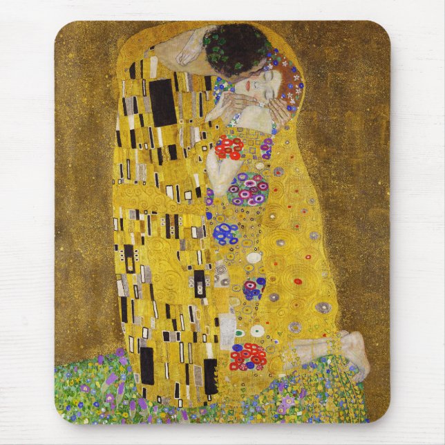 Kiss - Gustav Klimt Mousepad (Vorne)