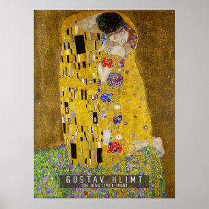 Kiss - Gustav Klimt Poster
