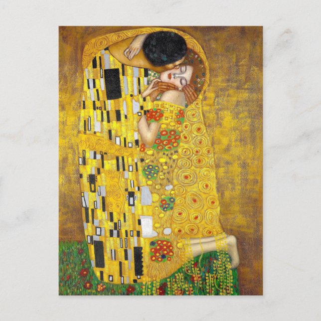 Kiss - Gustav Klimt Postkarte (Vorderseite)