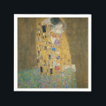 Kiss - Gustav Klimt Serviette<br><div class="desc">Berühmtes romantisches Gemälde von Gustav Klimt. Das Kiss ist ein wunderschönes Meisterwerk für echte Kunstliebhaber,  das sich durch seine hervorragende Qualität auf Zazzle auszeichnet und daher auch auf viele großartige Geschenkideen von Klimt bedruckt werden kann.</div>