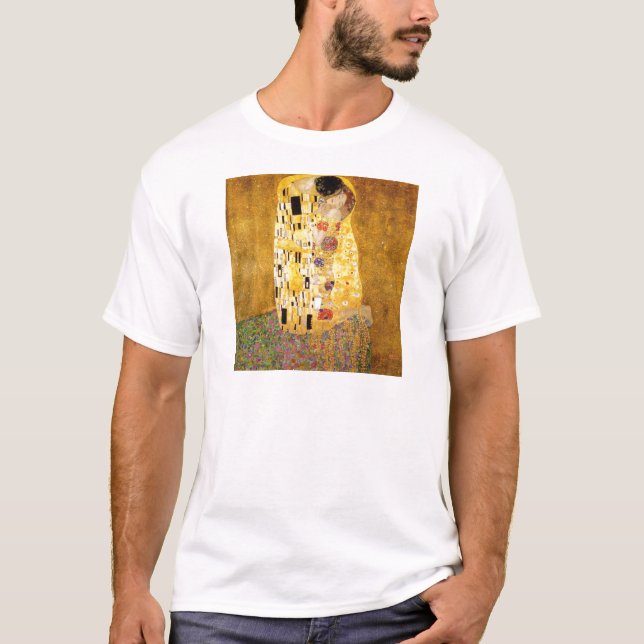 Kiss Gustav Klimt T-Shirt (Vorderseite)