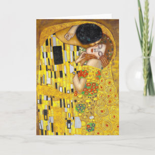 Kiss - Gustav KlimtGrußkarte Karte