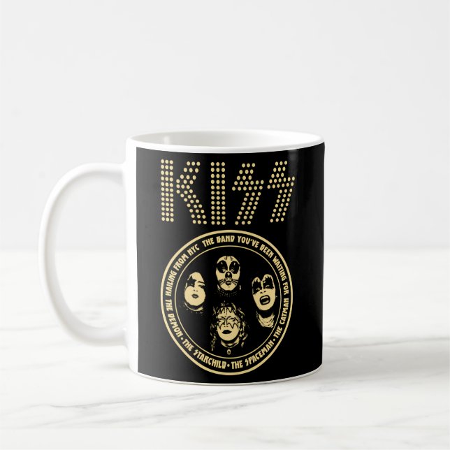 Kiss Hailing von Nyc Kaffeetasse (Links)