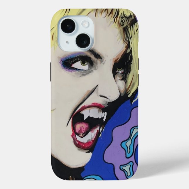 "Kiss Hard" Gemälde auf einem Case-Mate iPhone Hülle (Rückseite)