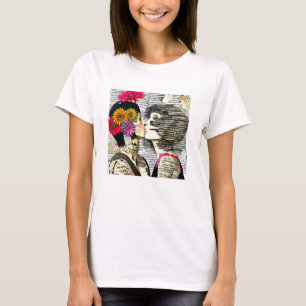 Kiss LGBTQ-Liebe Zwei Frauen küssen Stolz T-Shirt