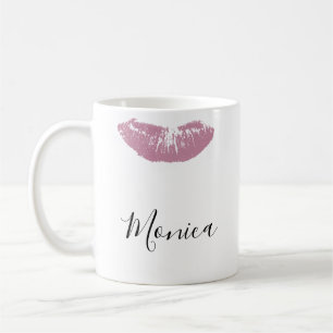 Kiss-Lippen-Lippenstift Personalisierte Tasse