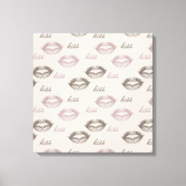 Kiss Lips Leinwanddruck