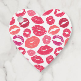 Kiss Lips Liebe Bevorzugung Tags Geschenkanhänger