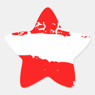 Kiss Lips Red Lipstick Liebe Passion Valentine Stern-Aufkleber