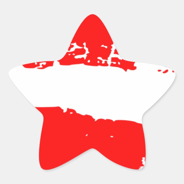 Kiss Lips Red Lipstick Liebe Passion Valentine Stern-Aufkleber (Vorderseite)