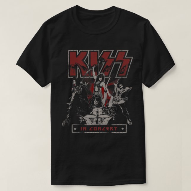 KISS - Live in Concert T - Shirt (Design vorne)