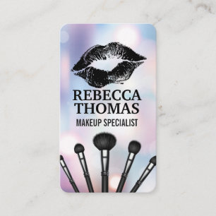 Kiss Mark Make-up-Pinsel-Set Boke Visitenkarte