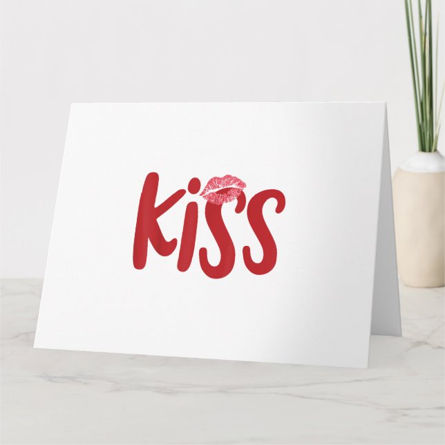 Kiss Marry Kill Girls Group Trio KISS Kostüm Rot Karte (Vorderseite)