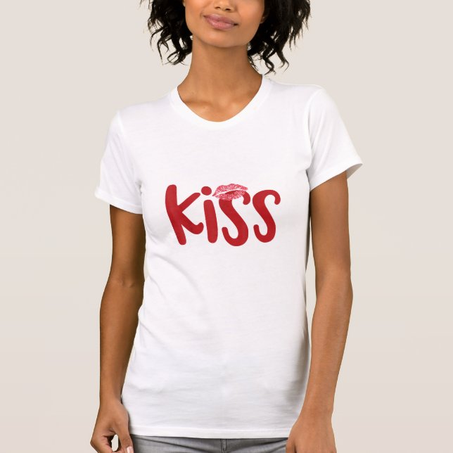 Kiss Marry Kill Girls Group Trio KISS Kostüm Rot T-Shirt (Vorderseite)