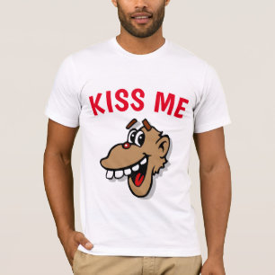 KISS ME, Affe, Text hinzufügen T-Shirt