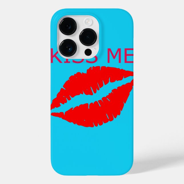 Kiss Me Case-Mate iPhone Hülle (Rückseite)
